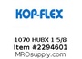 1070 HUBX 1 5/8