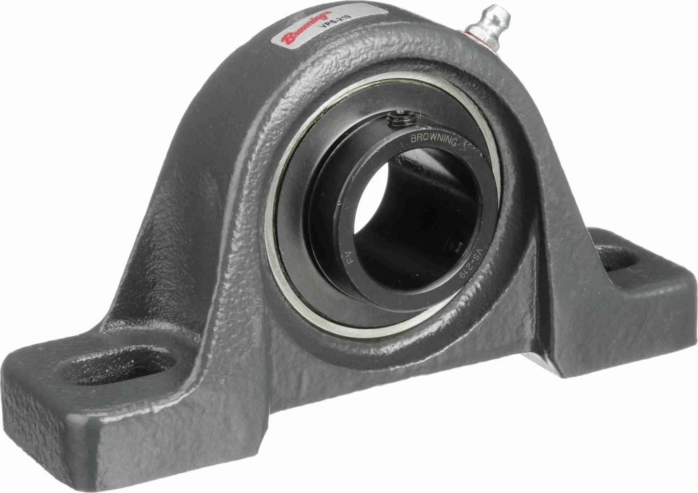 thumbnail image 2 of ZSKL 1/2" Pressed Steel Pillow Block Bearing – 2-Pack, SBPP201-8, With Set Screw 2 of 5